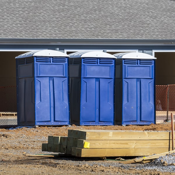 what is the expected delivery and pickup timeframe for the porta potties in Cove Utah